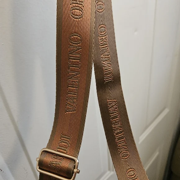 Valentino Dark and Light Brown Crossbody Wallet Purse Bag - Picture 5 of 6